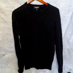 Express Black Long Sleeve Sweater